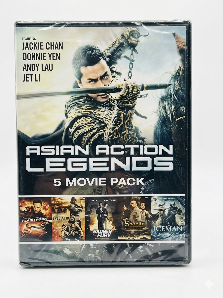 Asian Action Legends - 5 Movie Pack (DVD) Brand New!!
