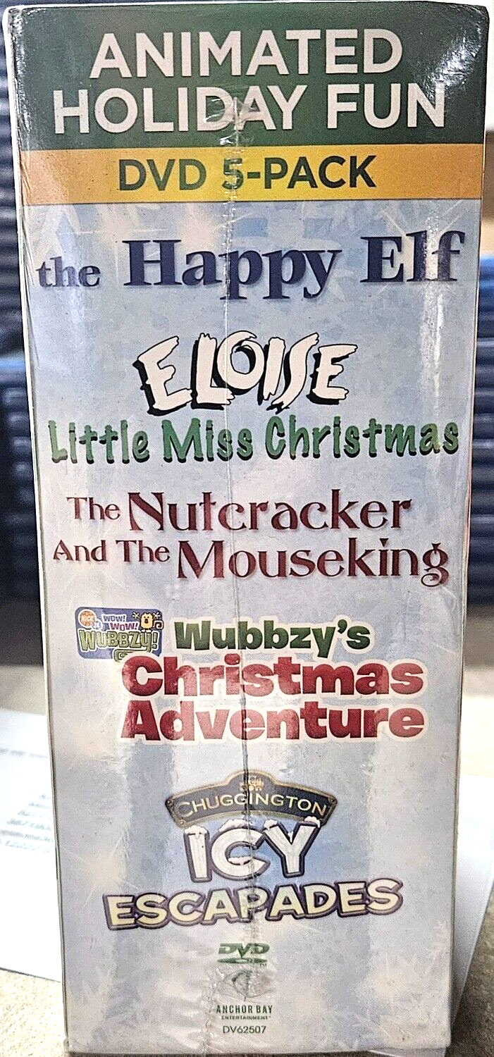 ANIMATED HOLIDAY FUN - (DVD 5-Pack) BRAND NEW!!!