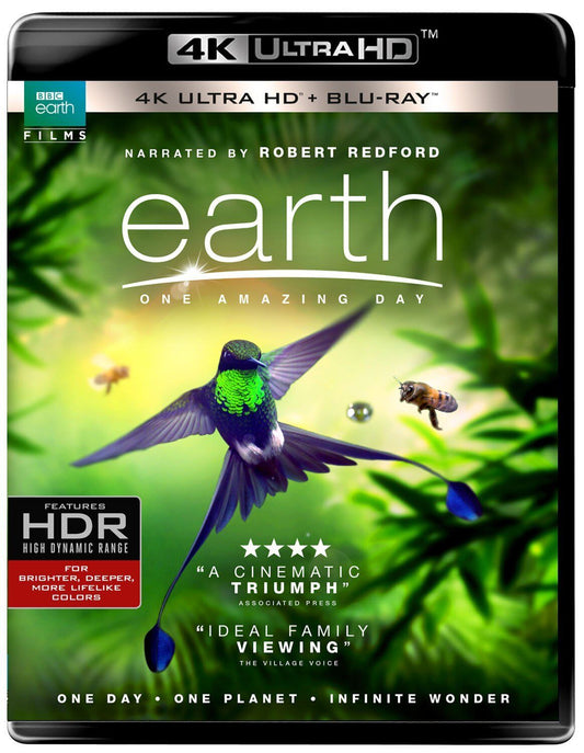 BBC EARTH ONE AMAZING DAY (4K ULTRA HD + BLU-RAY) BRAND NEW!!!