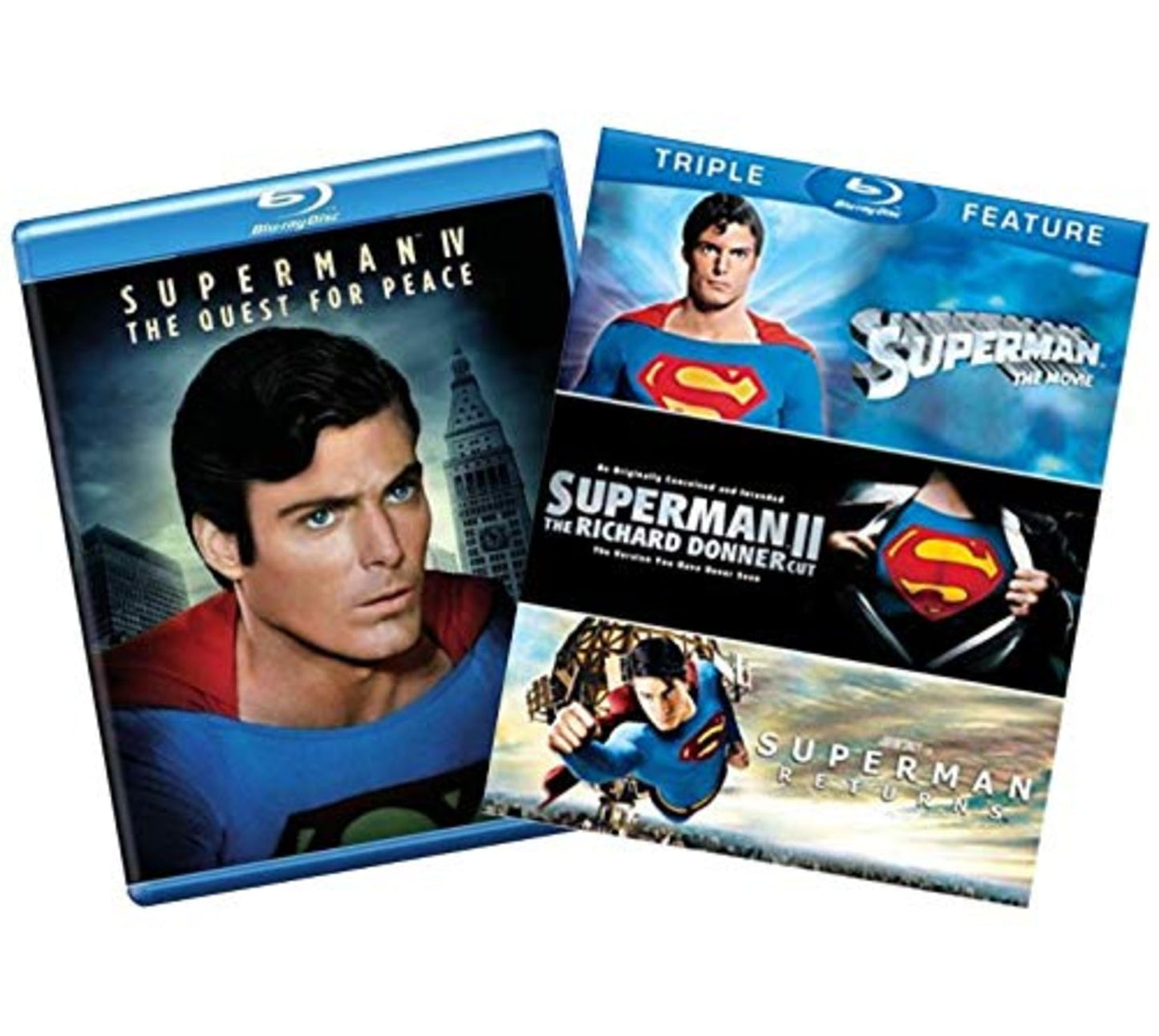 Ultimate Superman 4-Movie Blu-ray Collection: Superman: The Movie / Superman II/ Superman IV / Superman Returns