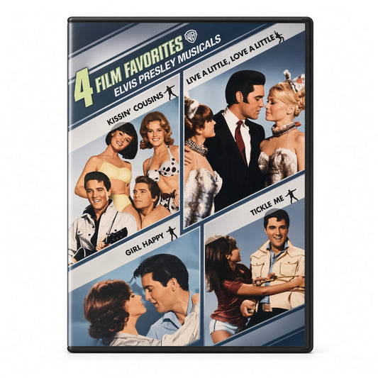 4 Film Favorites Elvis - Girl Happy, Tickle Me, Kissin (DVD)