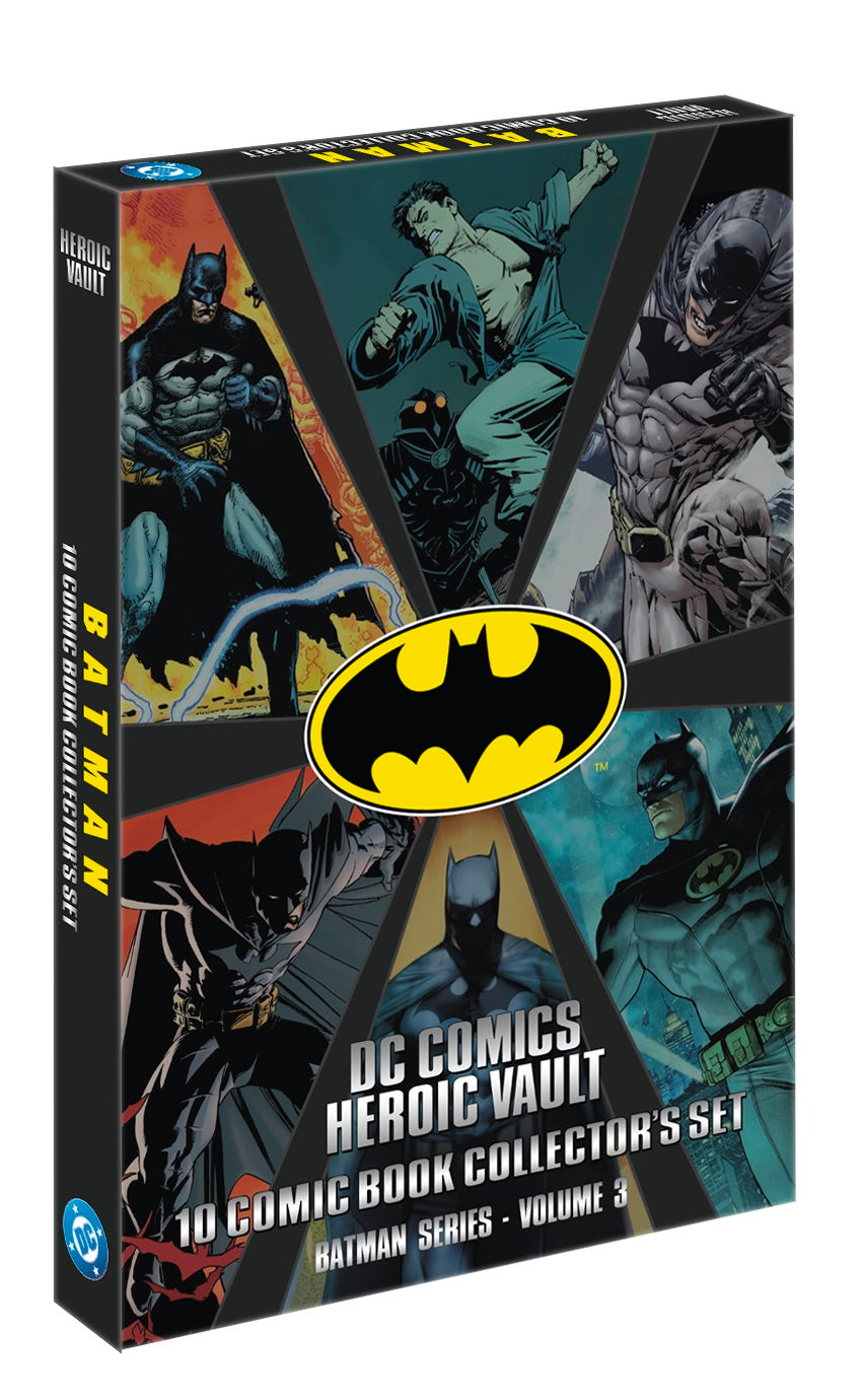 DC Comics Heroic Vault: Batman Series Volume 3 - 10 Comic Book Limited Edition Collector’s Set (All #1 Issues)