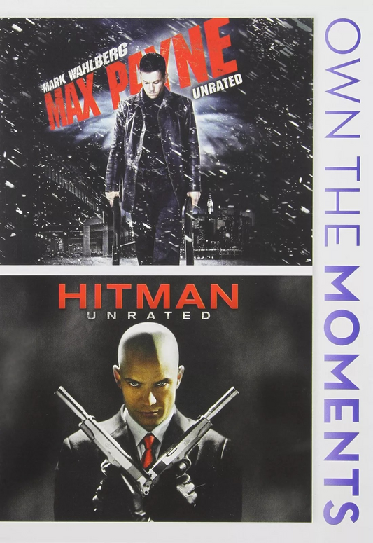 Max Payne - Unrated / Hitman - Unrated (DVD) BRAND NEW!!!