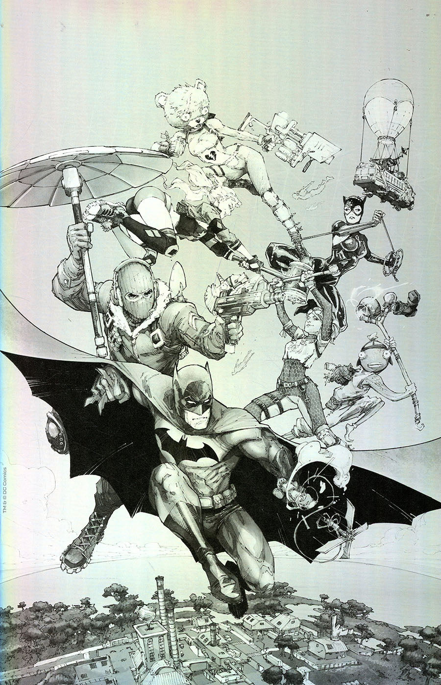 Batman Fortnite Zero Point Batman Day Special Edition #1 Cover C Mikel Janin Monofoil Incentive Variant Cover