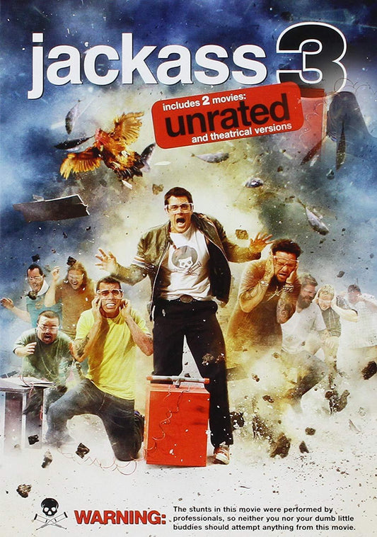 Jackass 3 (DVD, 2010, Unrated\Theatrical Edition) BRAND NEW