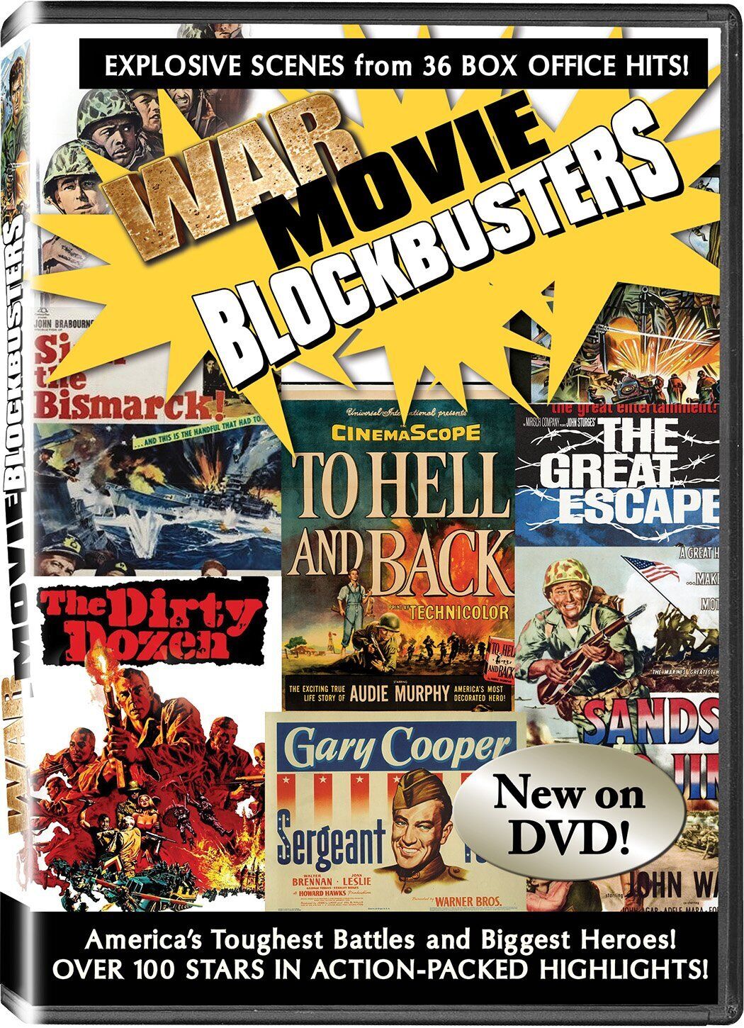 War Movie Blockbusters: Scenes from 36 Box Office Hits (DVD) BRAND NEW!!!