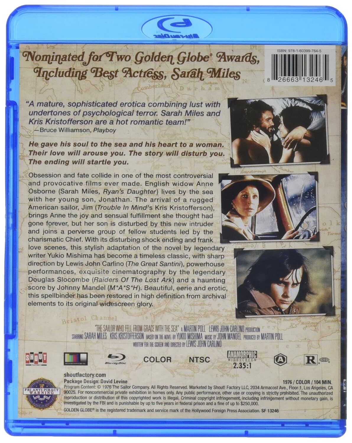 The Sailor Who Fell from Grace with the Sea (BLU-RAY) BRAND NEW!!! & SEALED!!!