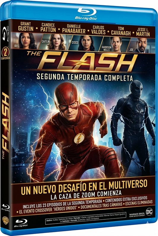 The Flash: The Complete Season 2 -Spanish Artwork (Blu-ray) New!!
