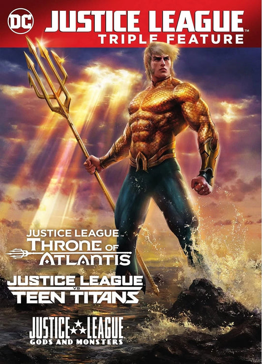 Justice League vs. Teen Titans / Gods & Monsters / Throne of Atlantis (DVD) NEW!