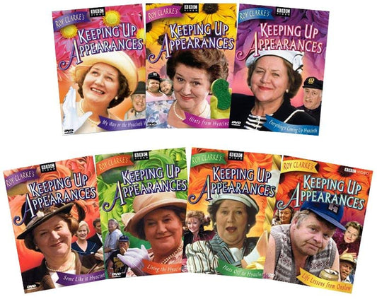 Keeping Up Appearances: BBC 7-Volume Roy Clarke DVD Collection - Hints/Home is Where the Hyacinth is/Coming Up/Some Like It/Hyacinth Life/Hats Off/Life Lessons [Volumes 2 3 5 6 7 8 + Onslow]