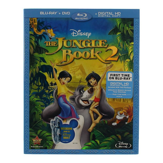 Jungle Book 2 (BLU-RAY+DVD+DIGITAL) BRAND NEW!!!