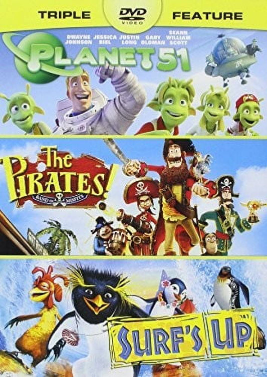 Pirates / Planet 51 / Surf's Up (DVD)