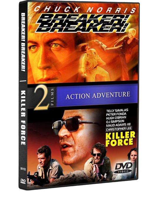 Breaker Breaker/Killer Force 2 FILM ACTION ADVENTURE (DVD) BRAND NEW!!!