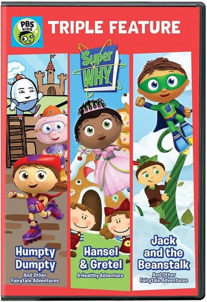Super WHY! 3-Feature: Humpty Dumpty, Hansel & Gretel, Beanstalk (DVD)
