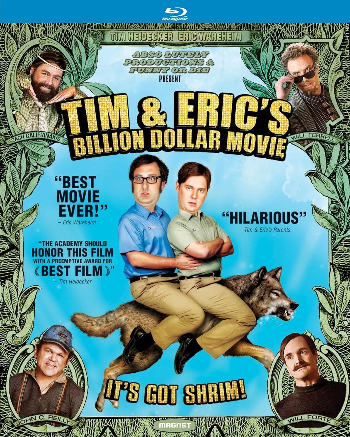 Tim and Erics Billion Dollar Movie (Blu-ray) BRAND NEW!!! & SEALED!!!
