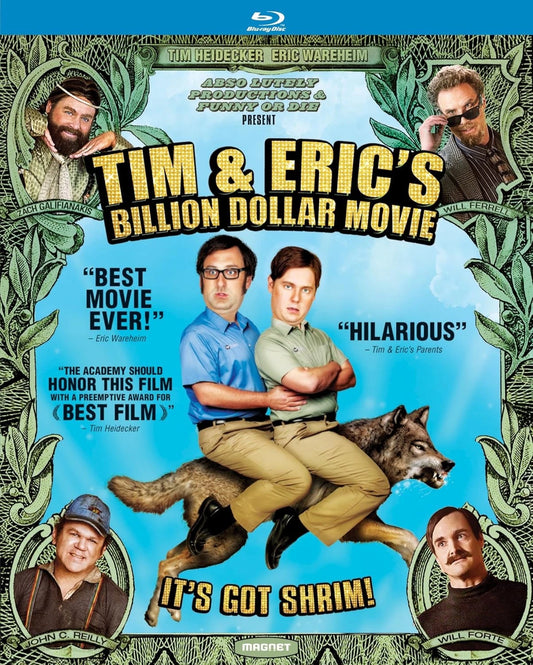 Tim and Erics Billion Dollar Movie (Blu-ray) BRAND NEW!!! & SEALED!!!