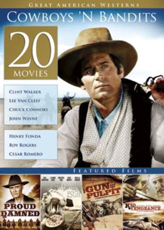 20-Film Great American Westerns: Cowboys 'N Bandits (DVD) BRAND NEW!!! & SEALED!
