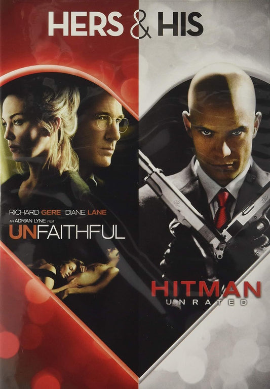 Unfaithful / Hitman (DVD His & Hers Double Feature) NEW