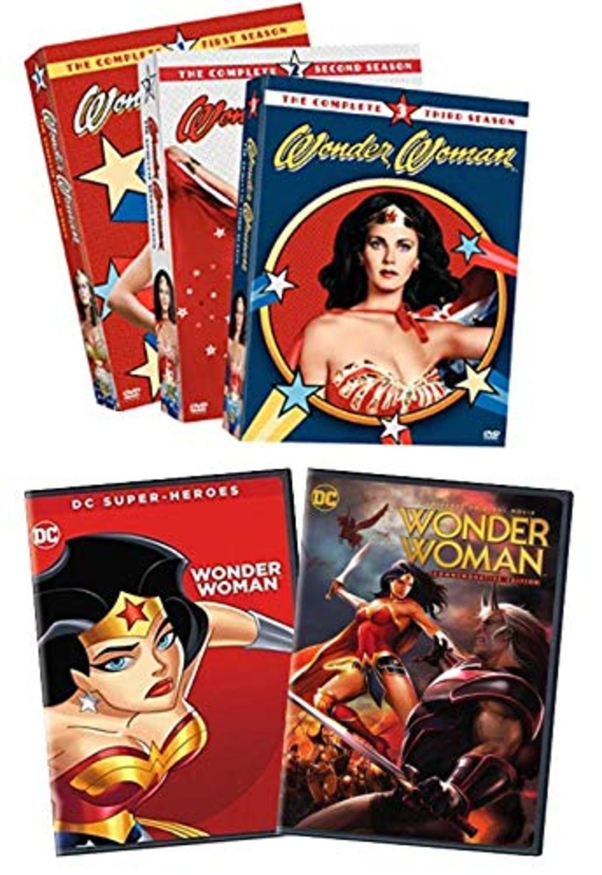 Wonder Woman TV Series + Animation DVD Collection: Wonder Woman: The C ...