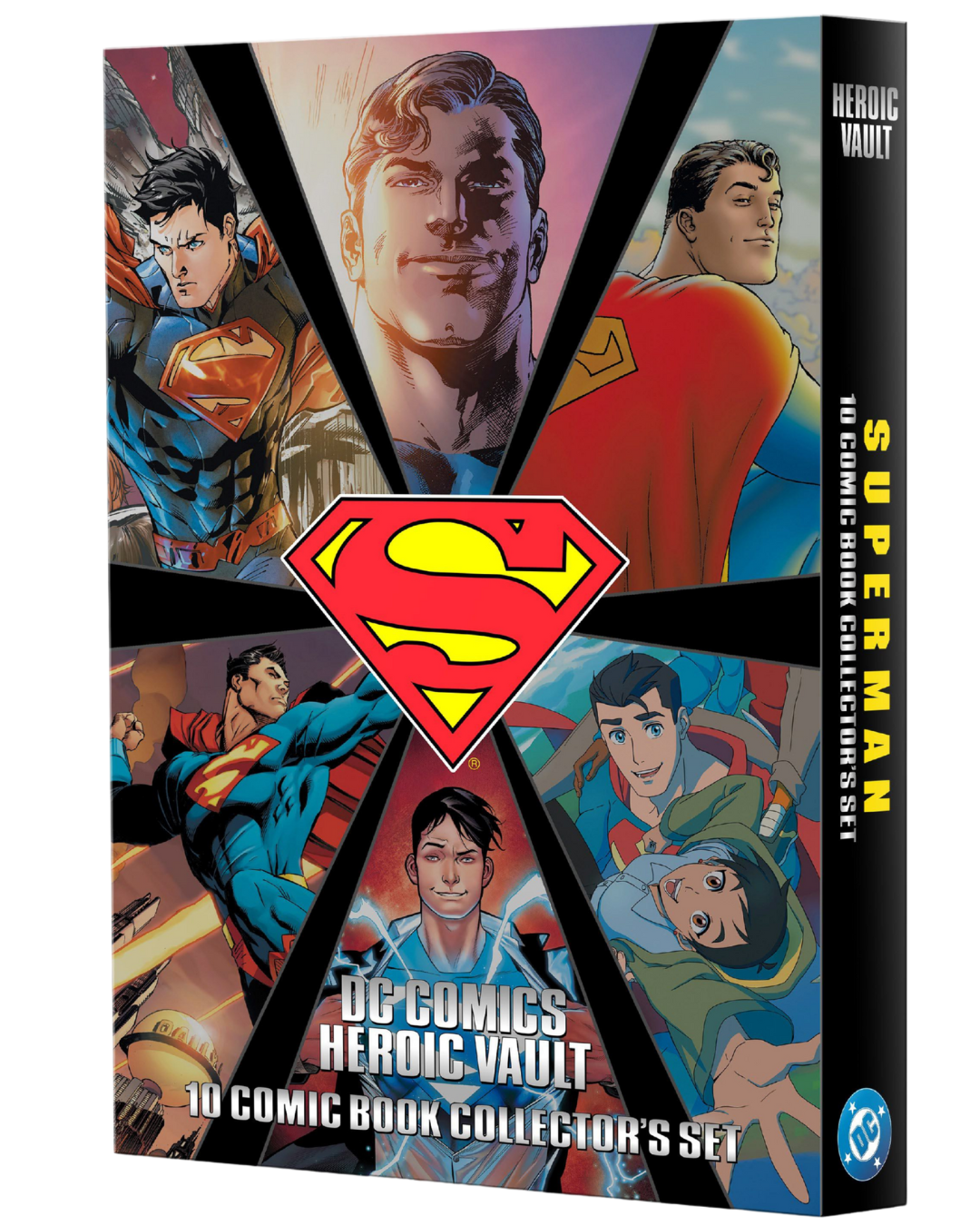 DC Comics Heroic Vault: Superman - 10 Comic Book Limited Edition Collector’s Set (All #1 Issues)
