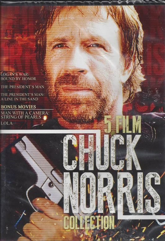 Chuck Norris Action Collection (5 Movie Film DVD) BRAND NEW!!!
