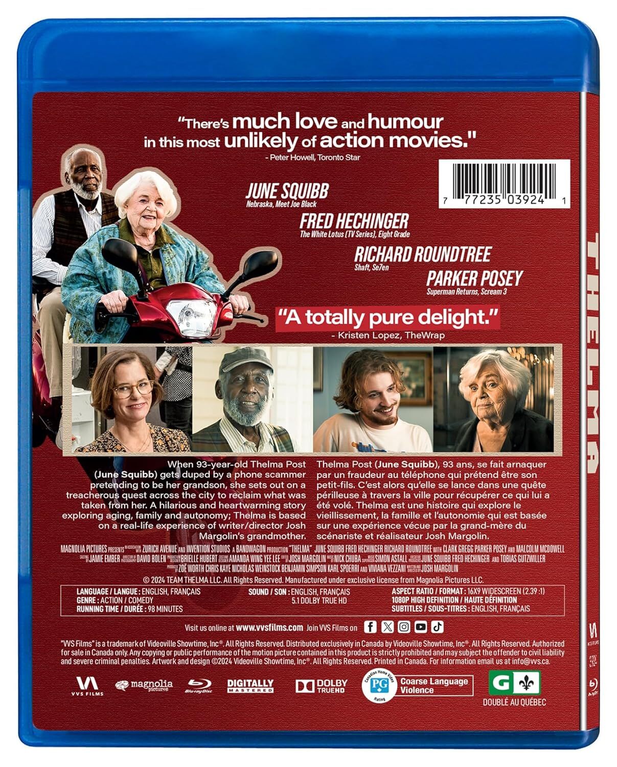 Thelma (Blu-ray) BRAND NEW!!! & SEALED!!!