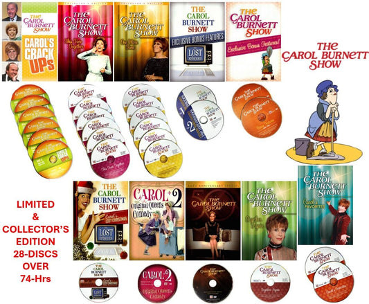 Carol Burnett Show 50th Anniversary 28-DVD Collection BRAND NEW!!! REGION 1!!!