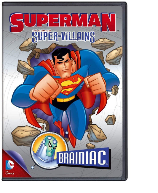 SUPERMAN DC COMICS SUPER-VILLAINS: BRAINIAC (DVD) BRAND NEW!!! & SEALED!!!