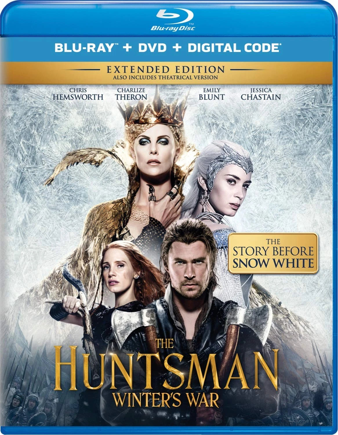 The Huntsman Winter's War (Blu-Ray / DVD / Digital) BRAND NEW!!! & SEALED!!!