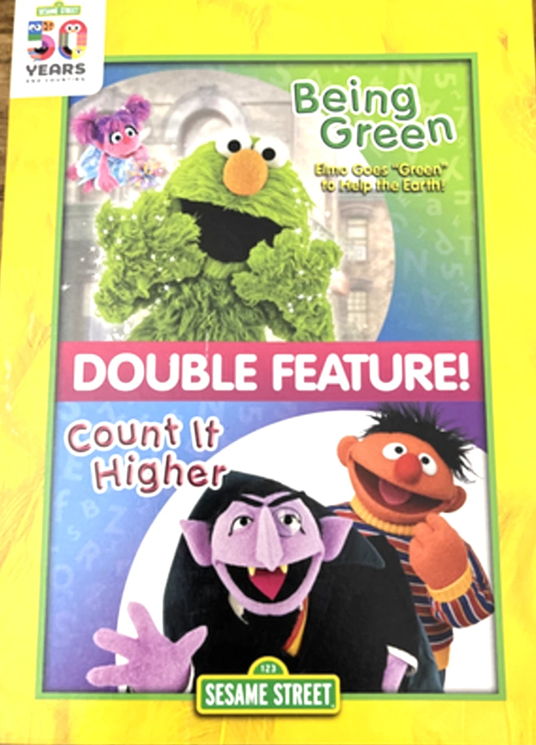 SESAME STREET: BEING GREEN/ COUNT IT HIGHER DOUBLE FEATURE (DVD) BRAND NEW!!1
