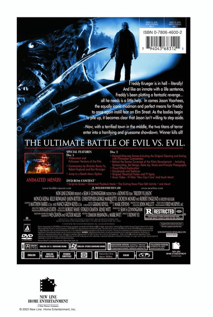 Freddy Vs Jason NEW LINE PLATINUM SERIES (DVD) BRAND NEW!!!