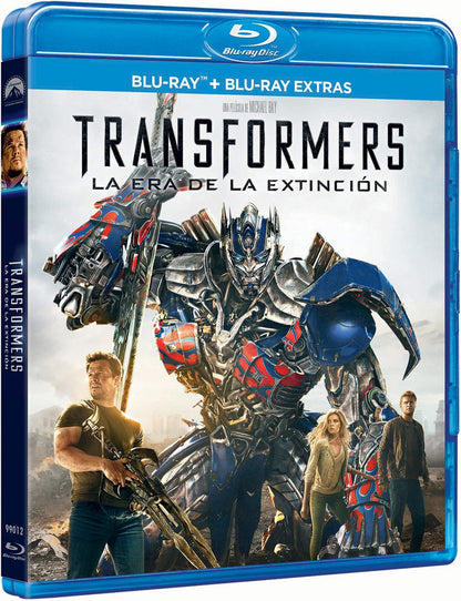 Transformers 4: Age Of Extinction (Blu-ray) Spanish Artwork New!