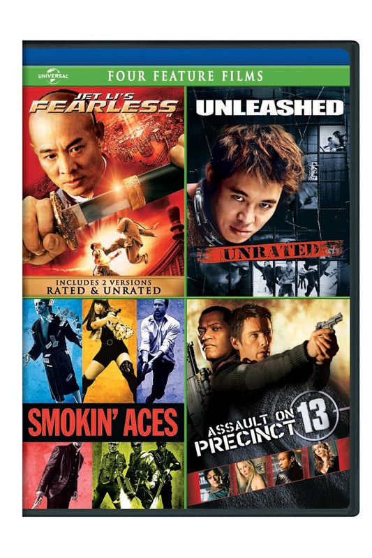 Jet Lis Fearless/Unleashed/Smokin Aces/Assault on Precinct 13 (DVD) BRAND NEW!!!