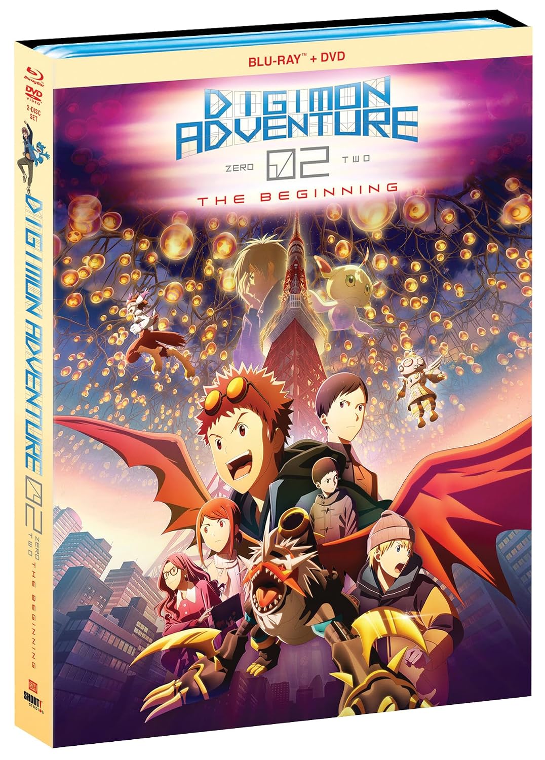 Digimon Adventure 02: The Beginning - (Blu-ray + DVD) BRAND NEW!!!