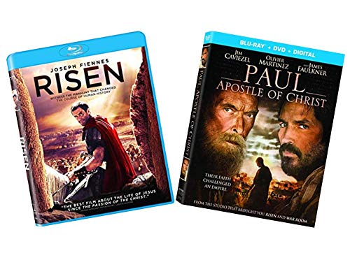 Christian Faith : Risen / Paul: Apostle of Christ (Blu ray)