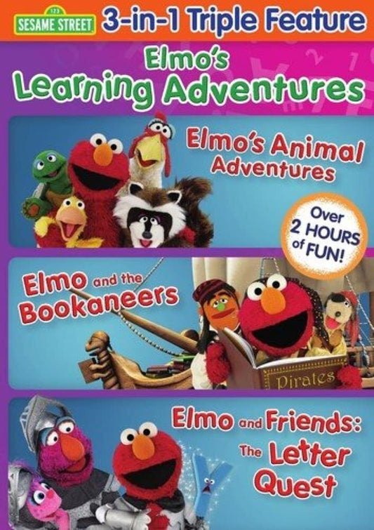 Sesame Street - Elmo's Learning Adventures: Triple Feature (DVD) BRAND NEW!!!