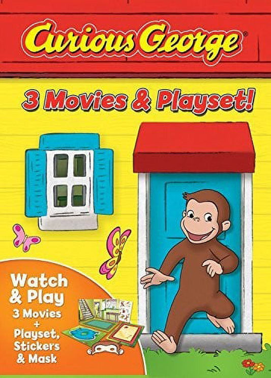 Curious George: 3-movies & Playset (DVD)