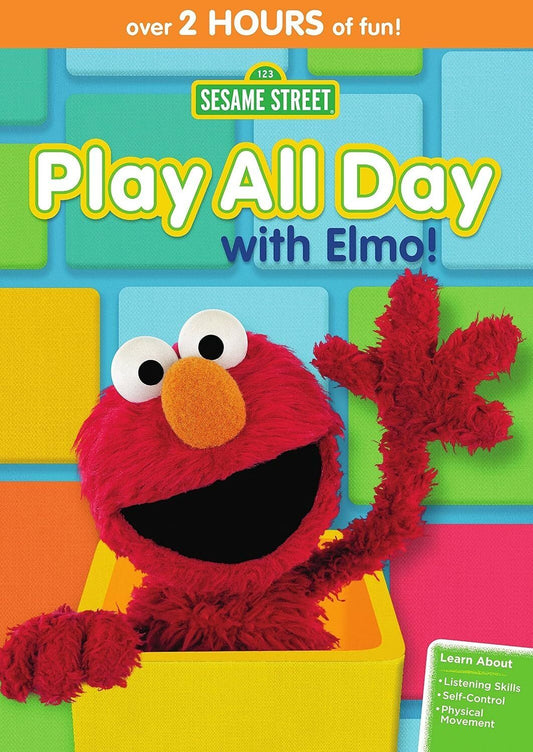 Sesame Street: Play All Day with Elmo (DVD) BRAND NEW!!!