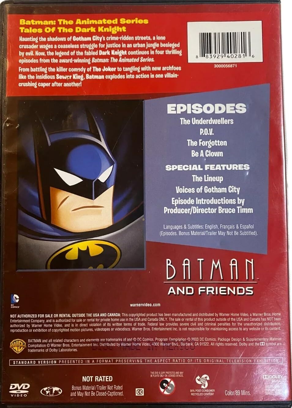Batman and Friends (DVD)BRAND NEW!!! & SEALED!!!