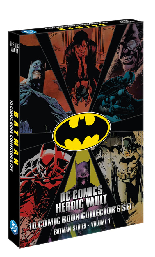 DC Comics Heroic Vault: Batman Series Volume 1 - 10 Comic Book Limited Edition Collector’s Set (All #1 Issues)
