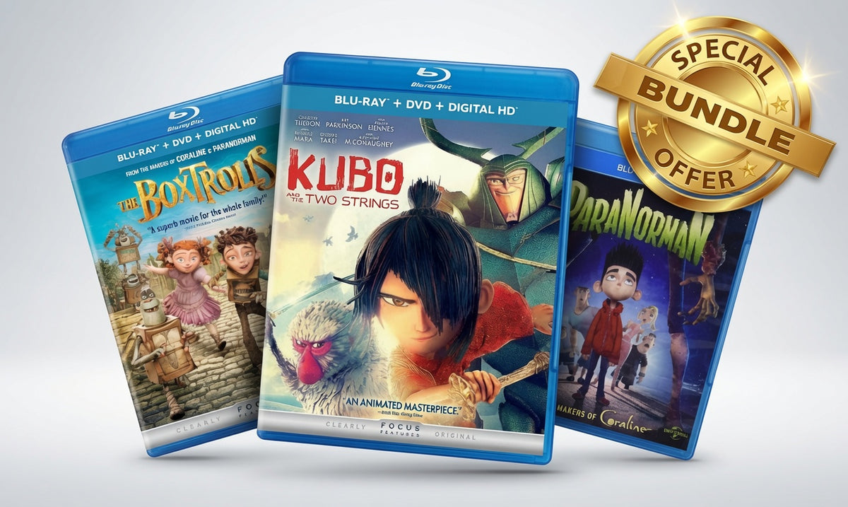Laika 3-Movie Collection: Kubo, ParaNorman & Boxtrolls [Blu-ray]