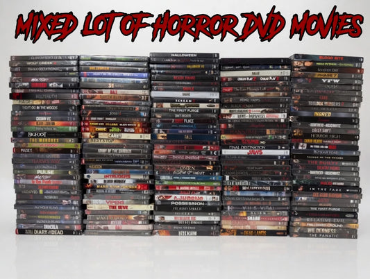 Mixed Lot of Horror / Gore / Thriller DVDs - Major Franchises + Rare Niche Title (25 units)