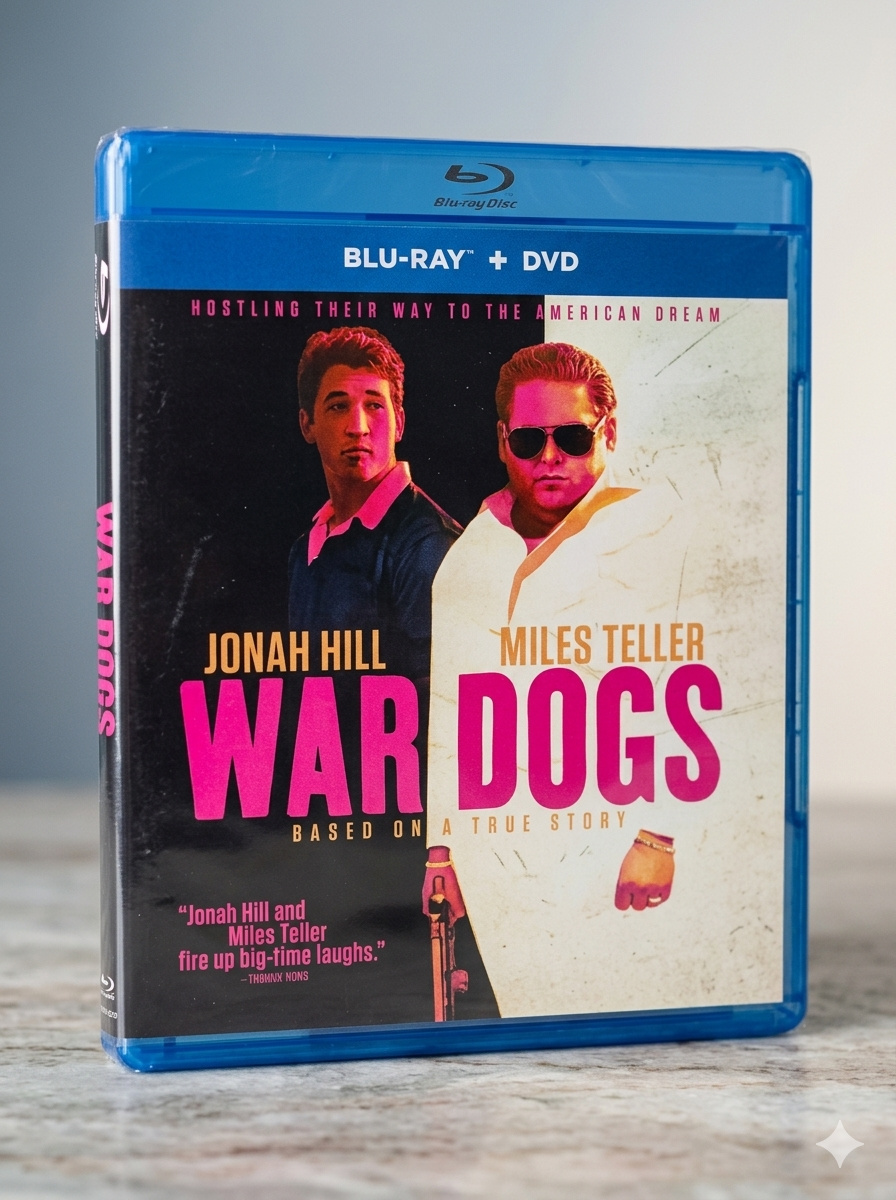 War Dogs (Blu-ray + DVD, 2016) Jonah Hill - Brand New!!
