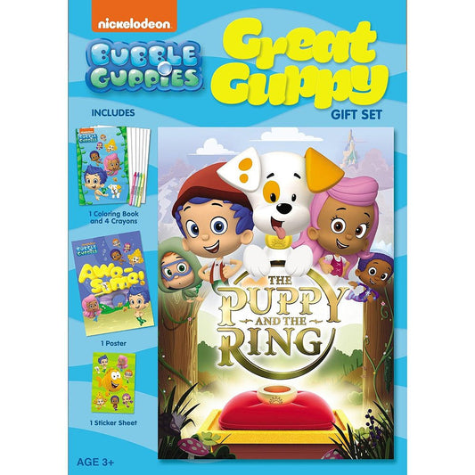 Nickelodeon Bubble Guppies Great Guppy GIFT SET (DVD) BRAND NEW!!!