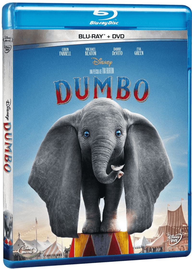 DISNEY DUMBO (BLU-RAY+DVD) SPANISH ARTWORK REGION 1/A BRAND NEW!!!