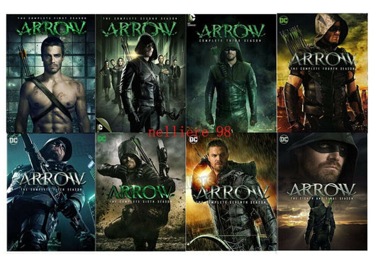 Arrow: The Complete series 1,2,3,4,5,6,7 & 8 Seasons [DVD, 8-Season Collection]