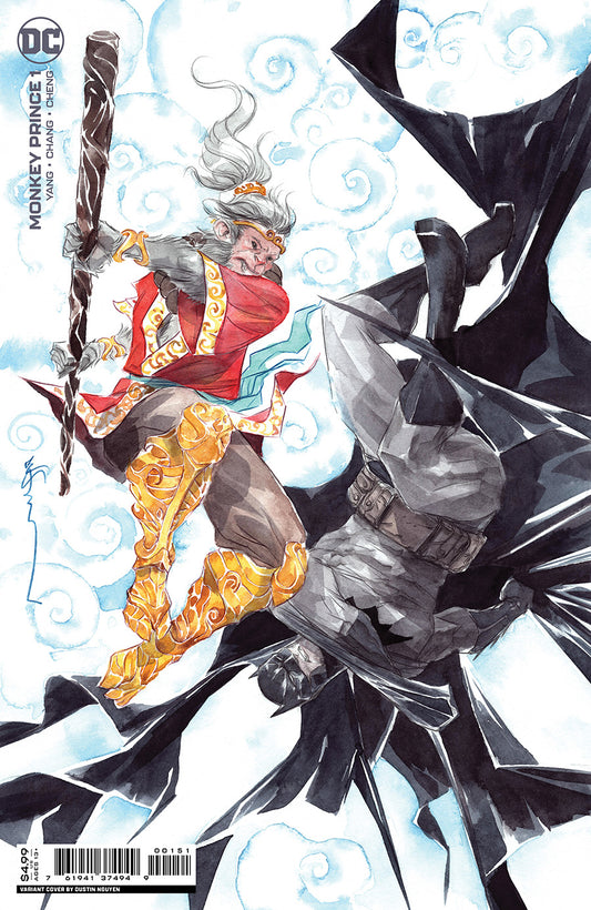 Monkey Prince #1 Cover F Dustin Nguyen Card Stock 1:50 Incentive Variant Cover
