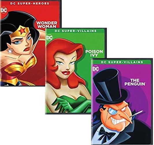 DC Super Heroes & Villains Collection - Wonder Woman/ Poison Ivy The Penguin DVD