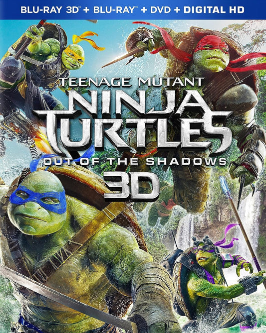 Teenage Mutant Ninja Turtles - Out of the Shadows 3D (Blu-ray 3D / Blu-ray / DVD) (Blu-ray)