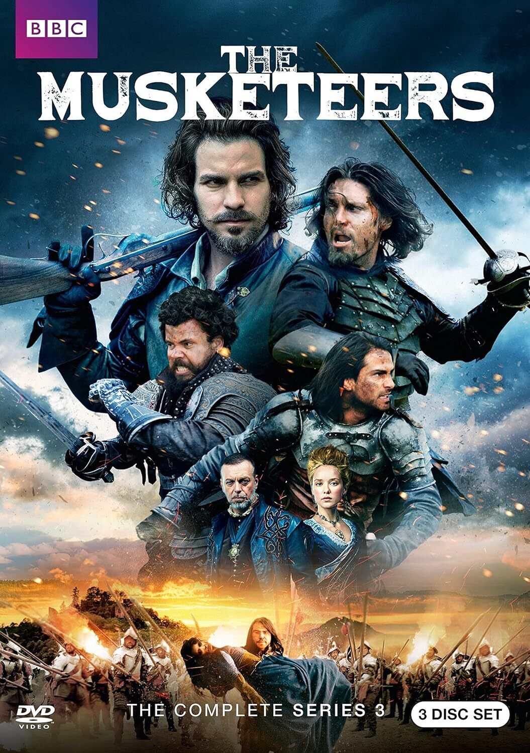 The Musketeers: The Complete Third Season, Season 3 (DVD,2016) BRAND NEW SEALED!